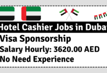 Hotel Cashier Jobs in Dubai for Freshers without Experience