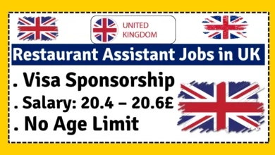 Restaurant Assistant Jobs in UK with Visa Sponsorship