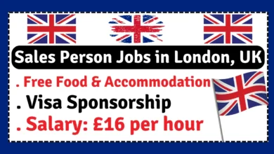 Sales Person Jobs in London, UK with Visa Sponsorship