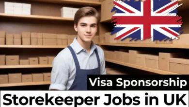 Storekeeper Jobs in UK with Visa Sponsorship 2024